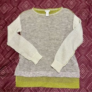 Sundance Color-block Lightweight Mohair Blend Sweater, VGUC, XS